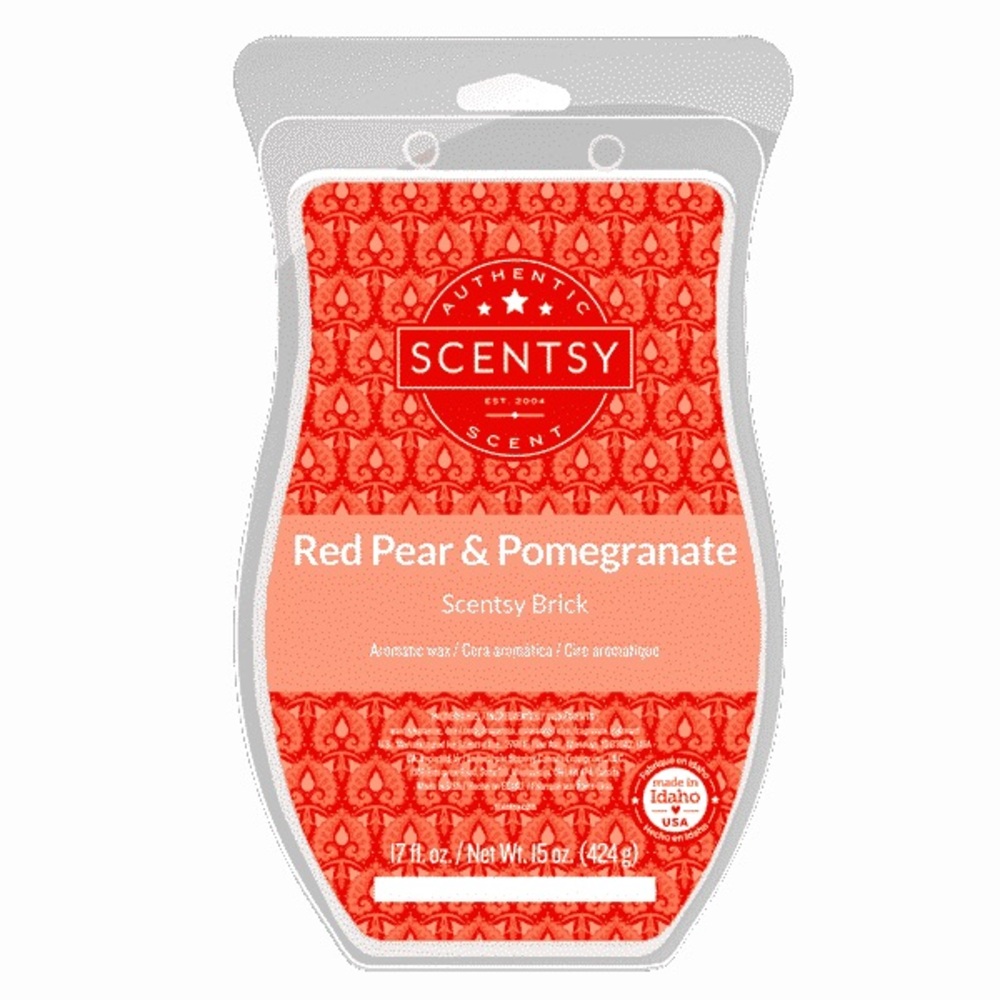 Scentsy Red Pear & Pomegranate Brick- New- $24